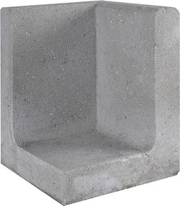 L-element hoek grijs 30x30x40 cm