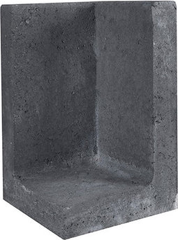 L-element hoek zwart 30x30x50 cm
