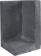 L-element hoek zwart 30x30x50 cm