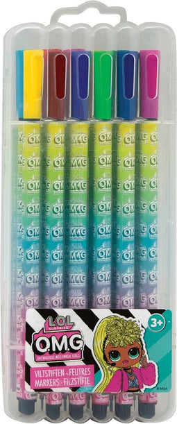 L.O.L - Stiften - Viltstiften - Markers - 12 kleuren - LOL