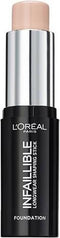L'Oréal Infallible Longwear Shaping Foundation Stick - 150 Rose Beige