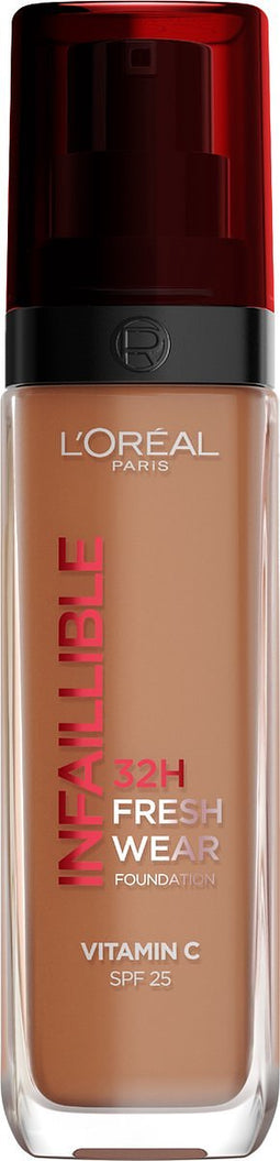 L’Oréal Paris Infaillible 32HR Fresh Wear Foundation - 365 - Langhoudende Foundation met SPF 25 en Vitamine C - 30ML