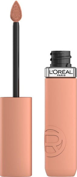 L'Oréal Paris Infaillible Matte Resistance lippenstift – Langhoudende Vloeibare Lipstick met een matte finish Verrijkt met Hyaluronzuur – Vegan – 100 Fairytale Ending – 5ml