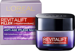 L'ORÉAL PARIS Nachtcrème Revitalift Filler, 50 ml