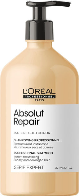 L’Oréal Professionnel Absolut Repair Shampoo – Herstelt beschadigd haar – Serie Expert –750 ml