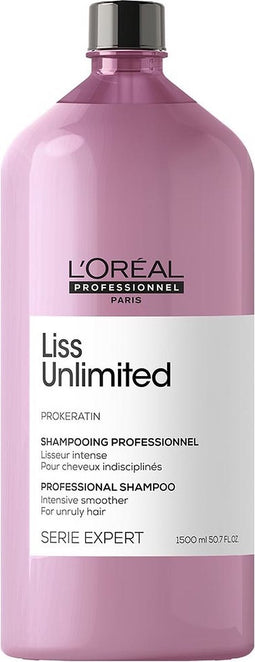 L’Oréal Professionnel - Liss Unlimited - Shampoo voor beschadigd- of onhandelbaar haar - 1500 ml.