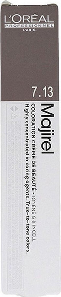 L’Oréal Professionnel - Majirel Cool Inforced - 7.13 - Permanente haarkleuring voor alle haartypes - 50 ml