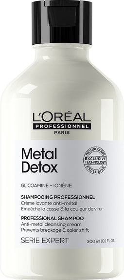 L'Oréal Professionnel Metal Detox Shampoo - Reinigende en beschermende shampoo - Voor beschadigd haar - 300 ml