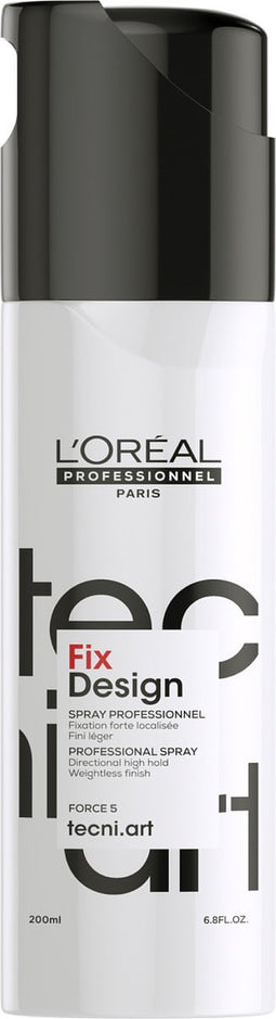 L'Oréal Professionnel Tecni.ART Fix Design Spray - Landurige en stevige fixatie - Alle haartypes - 200 ml
