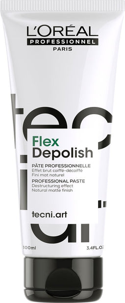 L'Oréal Professionnel Tecni.ART Flex Depolish Wax - Voor warrige looks met een matte finish - Alle haartypes - 100 ml