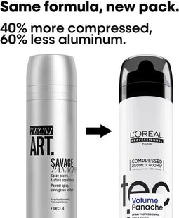 L'Oréal Professionnel Tecni.ART Savage Panache Volumespray - Geeft het haar intens volume en textuur - 250 ml