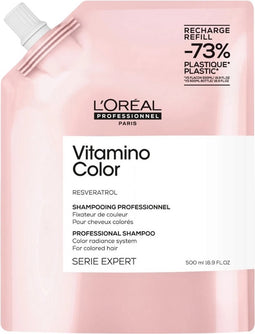 L’Oréal Professionnel Vitamino Color Shampoo Refill – Bescherming en meer glans - Voor gekleurd haar - Navulverpakking 500ml