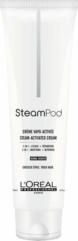 L'Oréal - SteamPod - Steam Activated 2-1 Cream - Crème voor dik haar - 150 ml