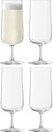 L.S.A. - Arc Champagneglas 240 ml Set van 4 Stuks - Glas - Transparant