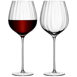 L.S.A. Aurelia Red Wine Glass 22oz Clear Optic x 2 - Transparent / Glass