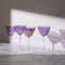L.S.A. Aurora Martini Glass 195 ml Polar Violet x 4 - Purple / Glass