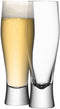 L.S.A. Bar Beer Glasses 400 ml Set of 4 Pieces - Transparent / Glass