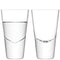 L.S.A. Bar Vodka Glass 3.5oz Clear x 2