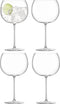 L.S.A. - Borough Balloon Glas 680 ml Set van 4 Stuks - Glas - Transparant