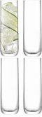 L.S.A. - Borough Longdrinkglas 420 ml Set van 4 Stuks - Glas - Transparant