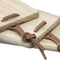 L.S.A. Borough Trio Planken Set - Hout/leer
