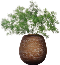 L.S.A. Boulder Vaas Bruin - Ø 23,9 cm - H 27,2 cm