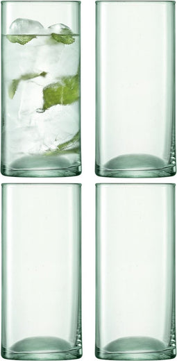 L.S.A. - Canopy Longdrinkglas 350 ml Set van 4 Stuks - Glas - Transparant