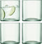 L.S.A. - Canopy Tumbler Glas 350 ml Set van 4 Stuks - Glas - Transparant