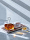 L.S.A. Cask Whisky Connoisseur Set Clear & Ash/Cork Tray L20 cm *
