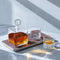 L.S.A. Cask Whisky Connoisseur Set Clear & Ash/Cork Tray L20 cm *