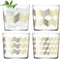 L.S.A. Chevron Glazen - 310 ml - Set van 4 Stuks