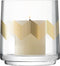 L.S.A. Chevron Lantaarn of Vaas - H 14 cm - Gouden Details