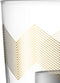 L.S.A. Chevron Theelicht - H 6 cm - Set van 4 Stuks