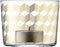 L.S.A. Chevron Theelicht - H 6 cm - Set van 4 Stuks