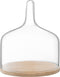 L.S.A. - Cloche Serveerplateau met Stolp ø 26 cm - Glas - Transparant