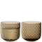 L.S.A. Dapple Tumbler 300ml Earth Brown Set of 2 Pieces