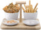 L.S.A. - Dine Serveerplank met 4 Schalen Assorti - Porselein - Wit