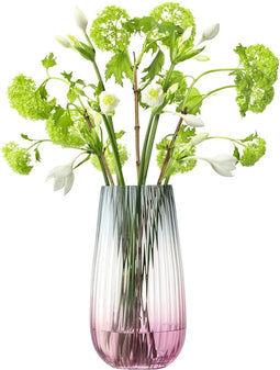 L.S.A. - Dusk Vaas 28 cm - Glas - Roze