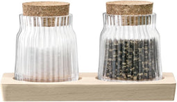 L.S.A. Gio Line Voorraadpot - 9x16,7x10 cm - Glas en Kurk