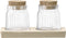 L.S.A. Gio Line Voorraadpot - 9x16,7x10 cm - Glas en Kurk