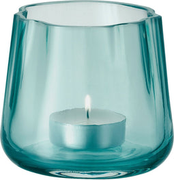 L.S.A. - Lagoon Theelicht Houder 8 cm - Glas - Groen