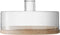 L.S.A. Lotta Serveerstolp - Met Houten Voet - 32 cm - Transparant