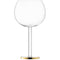L.S.A. Luca Balloon Glass 560 ml Gold x 2 - Gold / Glass
