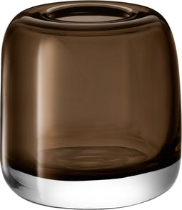 L.S.A. - Melt Vaas 15 cm - Glas - Bruin