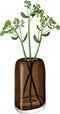 L.S.A. - Melt Vaas 24 cm - Glas - Bruin