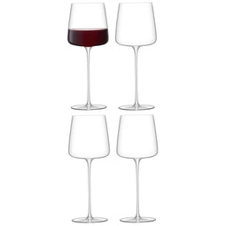 L.S.A. Metropolitan Grand Cru Glass 680 ml Clear x 4 - Transparent / Glass