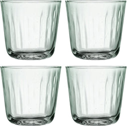 L.S.A. Mia Waterglazen - Gerecycled Glas - 250 ml - Set van 4 Stuks