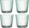L.S.A. Mia Waterglazen - Gerecycled Glas - 250 ml - Set van 4 Stuks