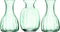 L.S.A. Mia Woonaccessoire Recycled Vazen - 11 cm Hoog - Set van 3 Stuks