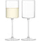 L.S.A. Otis White Wine Glass 8oz Clear x 2 - Transparent / Glass